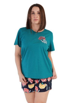 Piżama Damska Vienetta bawełniana +Size 4XL plus size