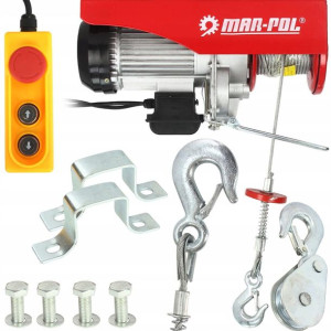 Wyciągarka Wciągarka Elektryczna Linowa 1600w 1t
