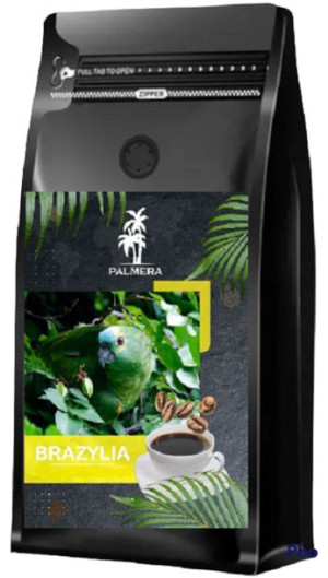 Kawa ziarnista Brazylia świeżo palona 1 kg. 100% Arabica prosto z palarni