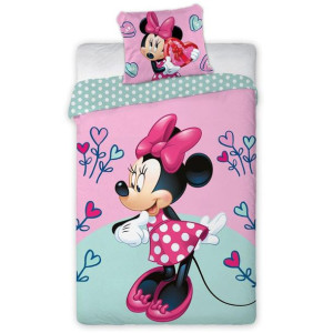 Pościel bawełniana 160x200 dziecięca Myszka Minnie