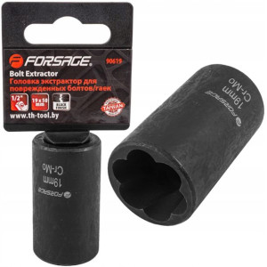 Nasadka do uszkodzonych nakrętek 19mm 1/2"