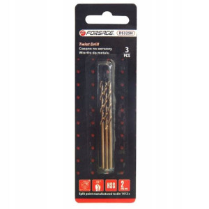 Wiertła do metali 2 mm HSS 3 szt