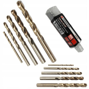 Wiertła do metali 4.4 mm HSS+Co 10 szt kobalt