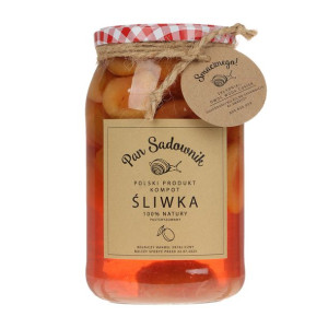 Kompot ze śliwek 900 ml Pan Sadownik