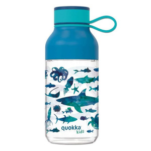 Quokka Ice Kids With Strap - Butelka Na Wodę Z Tritanu 430 Ml Z Paskiem