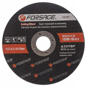 Tarcza do cięcia metalu wzmocniona 115x3.2x22.2 mm