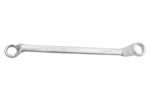 Klucz oczkowy odgięty 18x19 mm 75° CrV