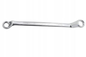 Klucz oczkowy odgięty 14x17 mm 75° CrV