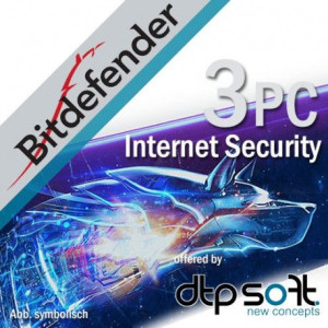 Bitdefender Internet Security 3 PC / 1 Rok odnowienie