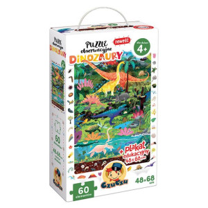 CzuCzu puzzle obserwacyjne dinozaury 4+