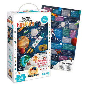 CzuCzu puzzle obserwacyjne kosmos 4+