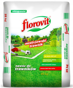 Florovit Nawóz Do Trawy Trawników z Żelazem 25KG