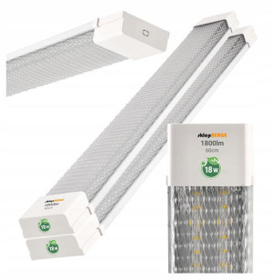 2x Natynkowa Lampa 60cm LED Do Warsztatu SATURN