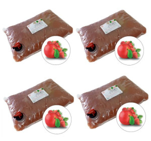4x jabłko-truskawka 5l