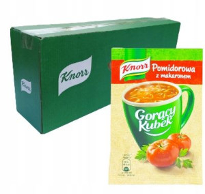 Knorr Gorący Kubek Pomidorowa Z Makaronem 32szt
