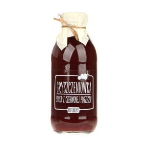 Syrop z czerwonej porzeczki 330 ml Gryszczeniówka