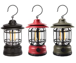 Lampa latarnia solarna pod namiot biwak biawkowa