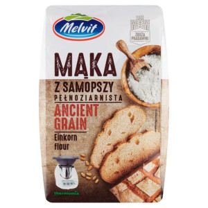 Melvit Mąka z samopszy pełnoziarnista 1 kg