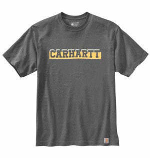 Koszulka Carhartt Heavyweight Logo Carbon M