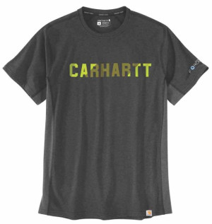 Koszulka Carhartt Force Block Logo Mid Carbon M