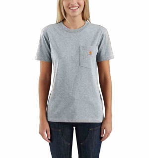 Koszulka Carhartt WK87 Workwear Pocket S/S Grey M