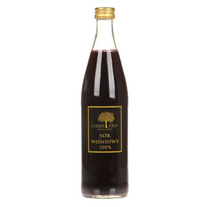 Sok z Wielkopolskich Wiśni bez dodatku cukru 480ml Cherry Tree