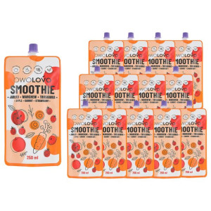 Owolovo Smoothie jabłkowe z marchewką i truskawką 250 ml x 13 sztuk