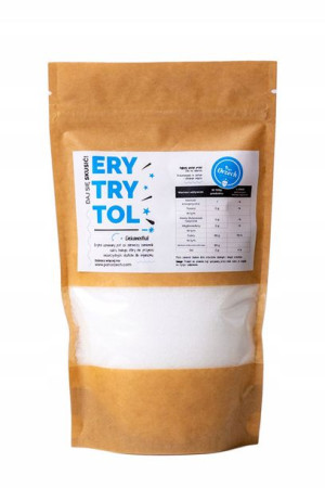 Erytrytol 1kg Słodzik Naturalny 0 Kalorii