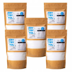 5x ERYTROL 1kg Erytrytol słodzik 0 kalorii