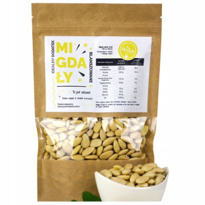 MIGDAŁY BLANSZOWANE naturalne PAN ORZECH 500g