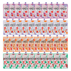 Owolovo Smoothie Mix 4 smaków 250 ml x 40 sztuk