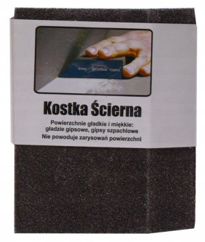 Kostka Ścierna Skośna Blue Dolphin 110x65x25 Mm Gradacja 80