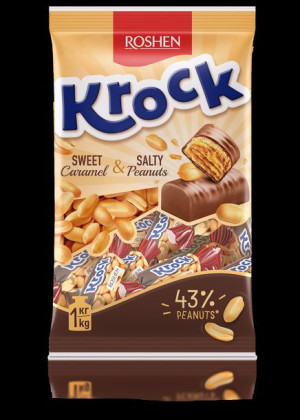 Roshen Cukierki Krock z karmelem 1kg