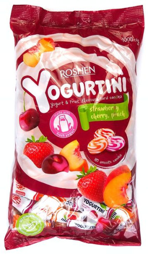 Roshen Cukierki Yogurtini karmelki owocowe 1kg