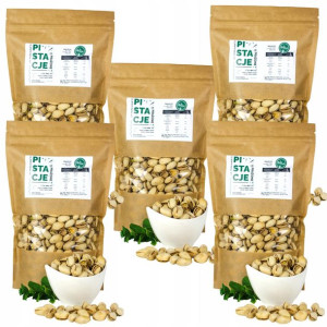 5x Pistacje Prażone Solone Naturalnie Premium 1kg
