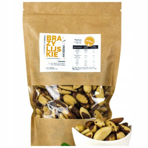 Orzechy Brazylijskie 1kg Całe Naturalne