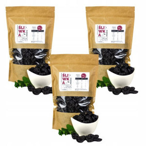 3X Śliwka naturalnie wędzona 1kg NAJWYŻSZA JAKOŚĆ