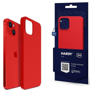 Etui 3MK Hardy Case MagSafe Apple iPhone 13 czerwony/red
