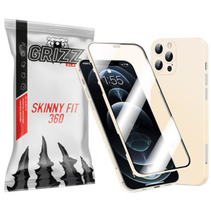Etui GrizzGlass SkinnyFit360 Apple iPhone 12 Pro Złote