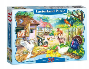 Puzzle 30 Zwierzęta na farmie CASTOR bcd