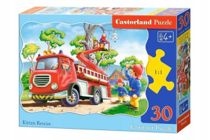 Puzzle 30 Strażacy w akcji CASTOR bcd