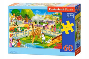 Puzzle 60 Zoo Visit CASTOR bcd