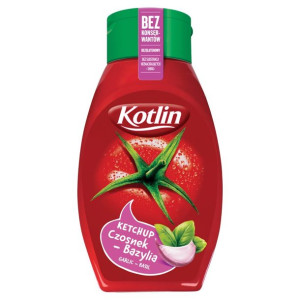 Kotlin Ketchup czosnek-bazylia 450 g