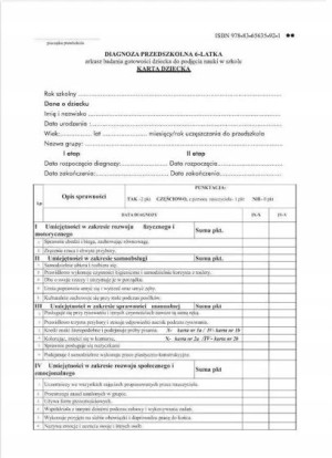 Trefliki Diagnoza przedszkolna 6-latka