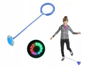 Hula Hop Na Nogę Skipper Skakanka Led (Niebieska)