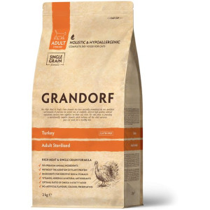 Grandorf Turkey Sterilised Adult Sucha Karma Dla Kotów Sterylizowanych 2 kg