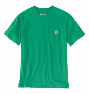 Koszulka Carhartt Heavyweight K87 Pocket Malachite S