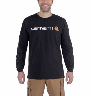 Koszulka Carhartt EMEA Signature Graphic L/S Black S