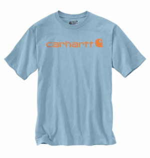 Koszulka Carhartt Heav Core Logo Moonstone S