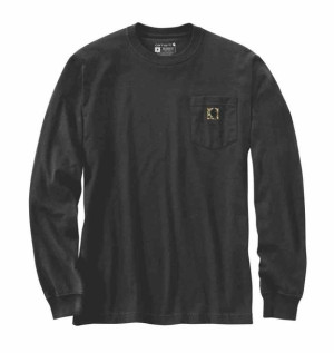 Koszulka Carhartt Heavyweight Pocket Camo C Black S